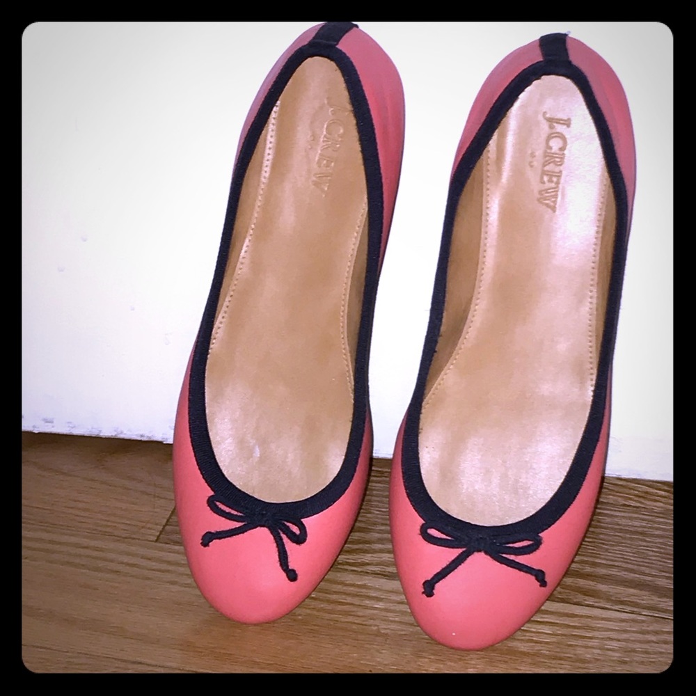 J.Crew pink ballet flats
